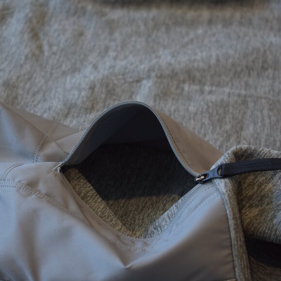 NWT Nike Mens Therma-FIT Gray Full Zip Training Bomber Jacket - Picture 8 of 9